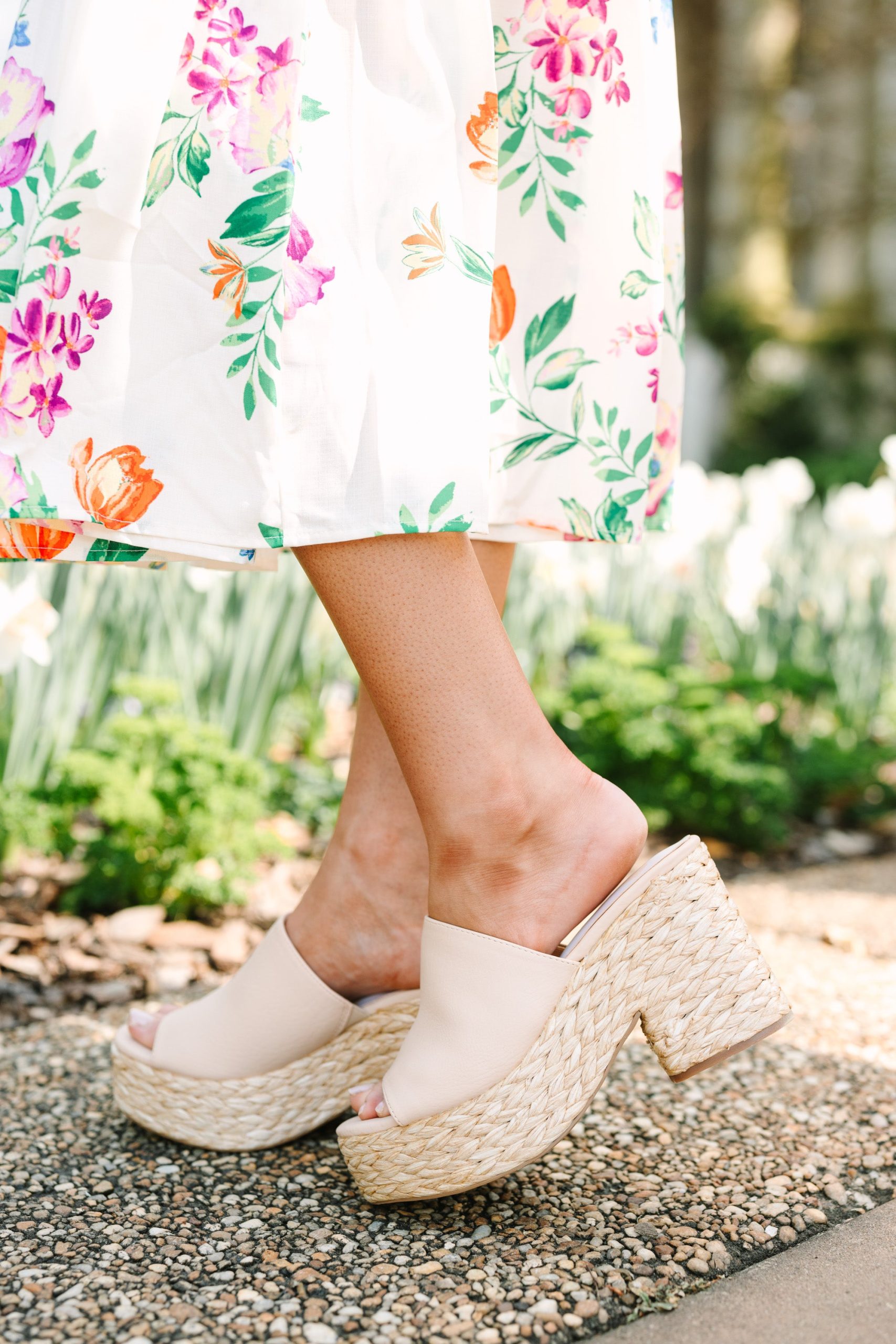 Explore Paradise Natural Espadrille Heels