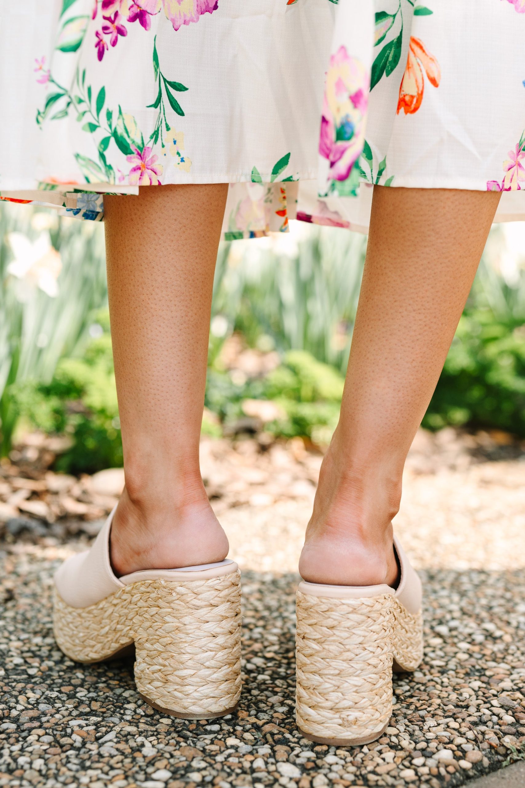 Explore Paradise Natural Espadrille Heels - Image 4