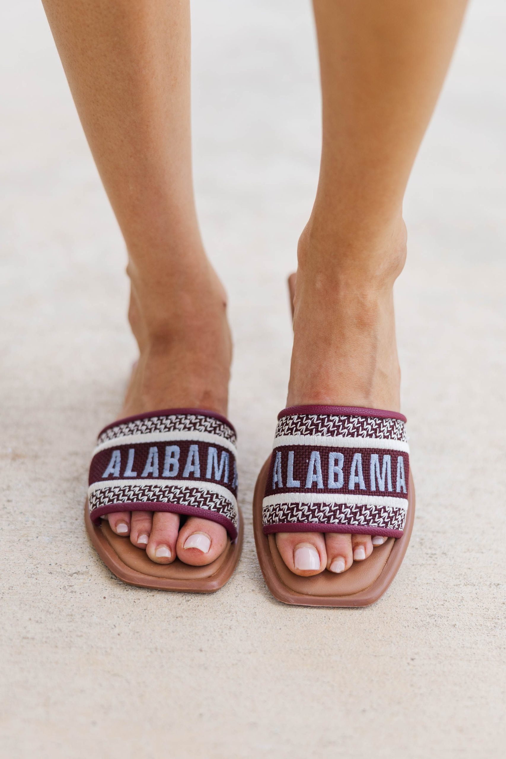 Walk On Crimson Alabama Slide Sandals - Image 2